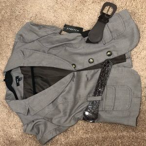 BCX SHORT SLEEVE BLAZER FOR WORK